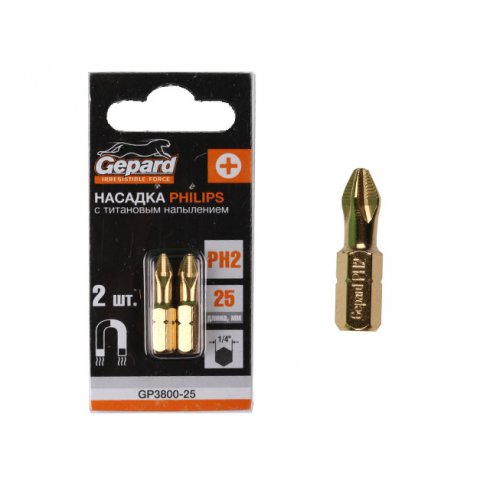 Насадка крестообразная Gepard РН2 (GP3800-25)