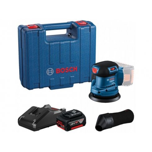 Эксцентриковая шлифмашина Bosch GEX 185-LI (1*4.0 Ah, Case) (06013A5021)