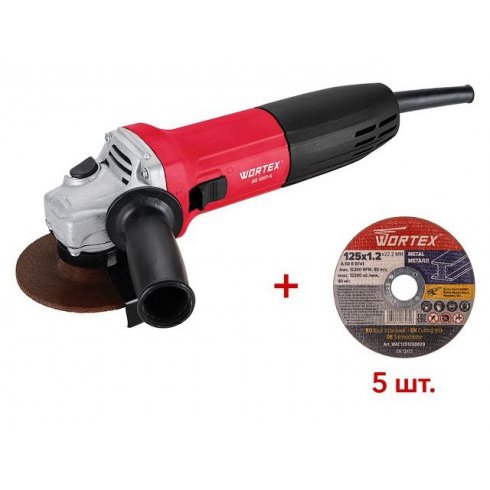 Машина шлифовальная угловая Wortex AG 1207-6 (333364)