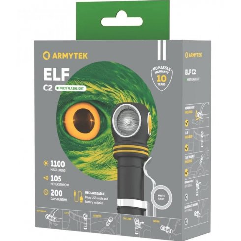 Фонарь Armytek Elf C2 Micro USB F05102C