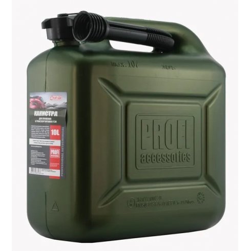 Канистра для топлива 3ton Profi 10л (оливковая)