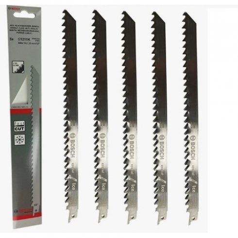 Пилка сабельная по заморож. матер. Bosch S1211K (5 шт.) (2608652900)