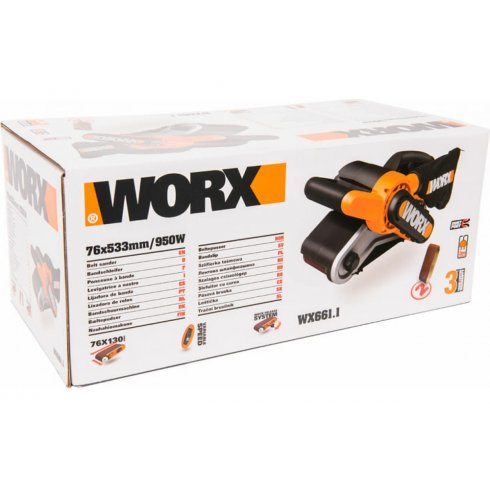Шлифовальная ленточная машина Worx WX661.1