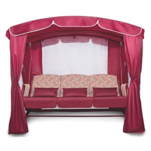 Качели садовые Arno-Werk Оазис Люкс (бордо)