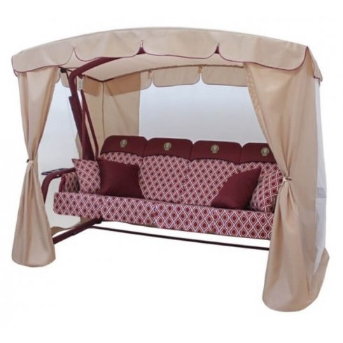 Качели садовые Arno-Werk Монарх (бордо)