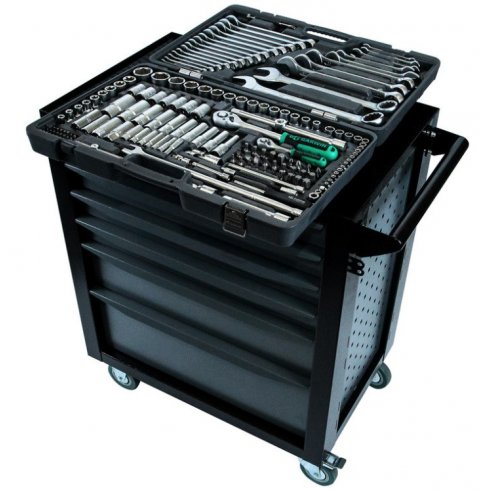 Тележка инструментальная с инструментом в кейсе Garwin Pro Standart EQ-000012 (169 пр.)