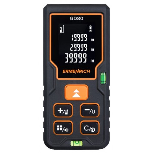 Дальномер лазерный Ermenrich Reel GD80 (81423)