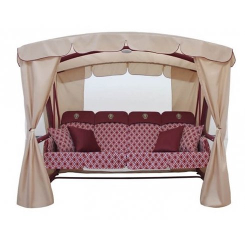 Качели садовые Arno-Werk Монарх (бордо)