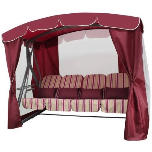 Качели садовые Arno-Werk Дефа Люси (бордо)