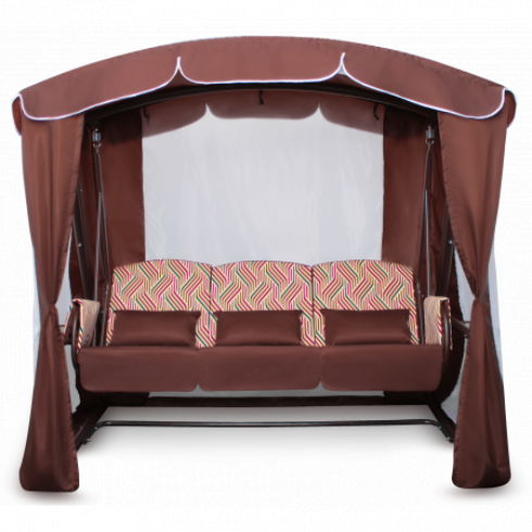 Качели садовые Arno-Werk Оазис Люкс (шоколад)