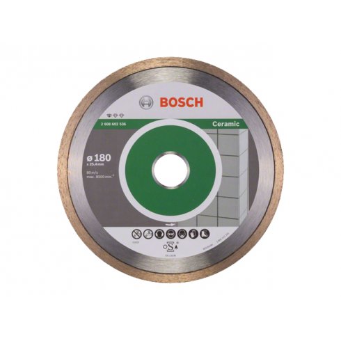 Алмазный круг Bosch 180х25,4мм керамика Professional (2608602536)