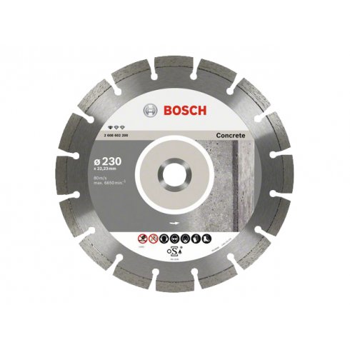 Алмазный круг Bosch 230х22 мм бетон Professional (2608602200)