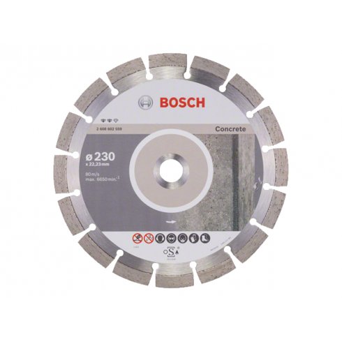 Алмазный круг Bosch 230х22,23мм бетон Expert (2608602559)
