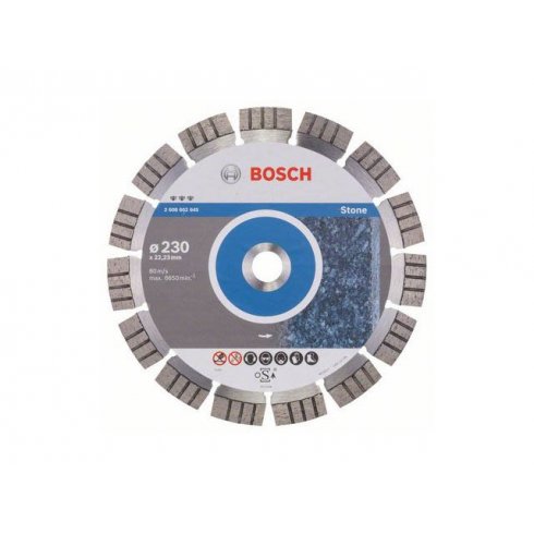 Алмазный круг Bosch 230х22,23мм сегмент для бетона и камня (2608602645)