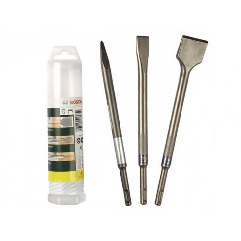 Набор из 3 зубил Bosch SDS+ (2607019457)