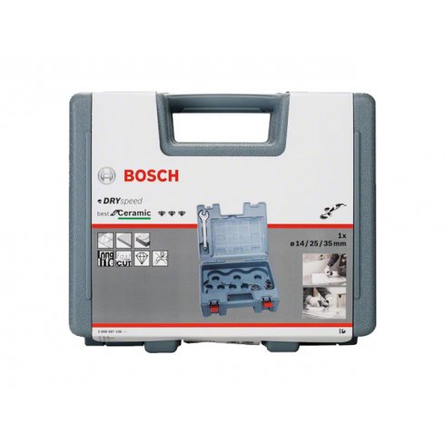 Набор алмазных коронок Bosch 14/25/35мм DRY SPEED (2608587136)