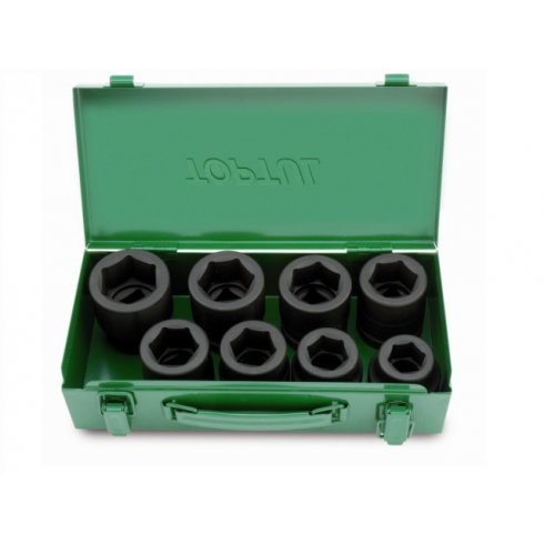 Набор головок ударных TopTul 1" 24-41мм 6гр. 8шт (GDAD0803)