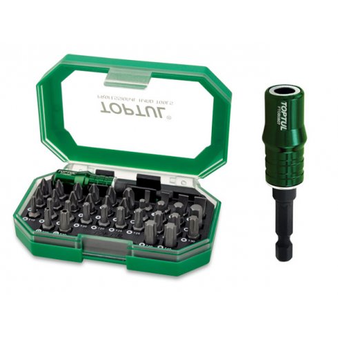 Набор бит TOPTUL 1/4" 35шт. с магнитным держателем (GACW3502S)