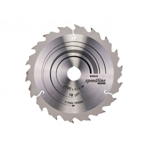 Диск пильный Bosch 150х20 мм 18 зуб. по дереву (переменный зуб) (2608640781)