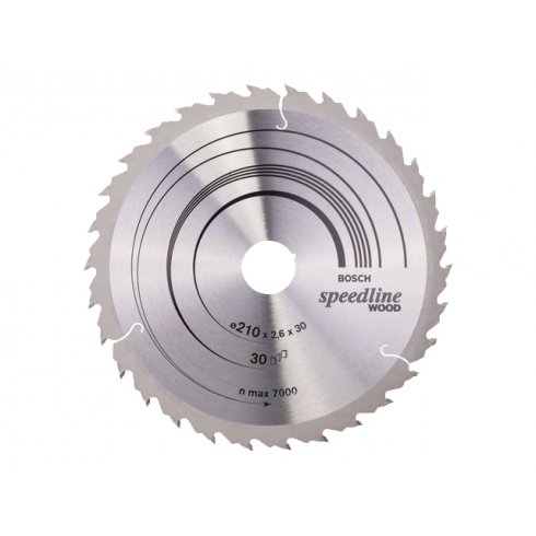 Диск пильный Bosch 210х30 мм 30 зуб. по дереву (переменный зуб) (2608640803)