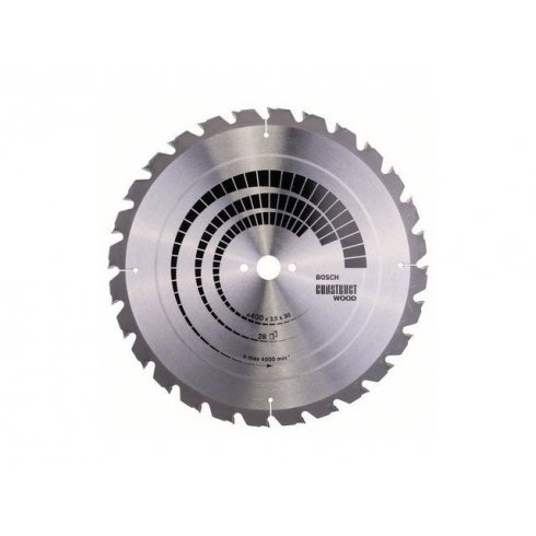 Диск пильный Bosch 400х30 мм 28 зуб. по дереву (переменный зуб) (2608640693)