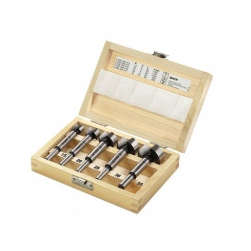 Набор сверл Форстнера Bosch по дереву 5шт (2607018395)