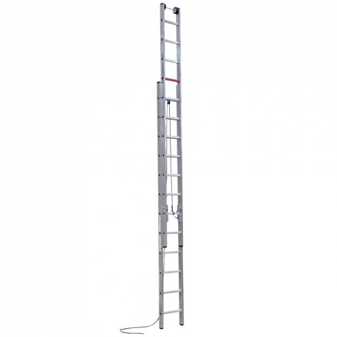 Лестница двухсекционная Cagsan M1007 (с тросом)