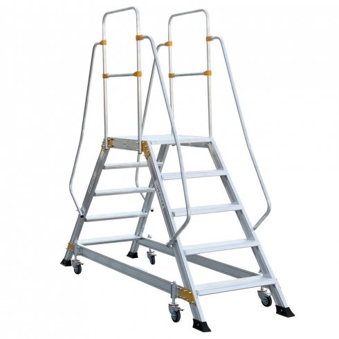 Лестница с платформой двухсторонняя Cagsan EPC4