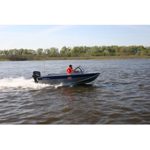 Алюминиевая лодка RusBoat-45 (с топливным баком)