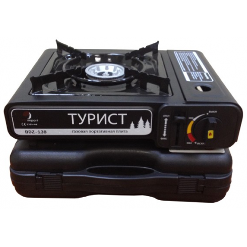 Газовая портативная плита Турист TS-138 (без переходника)