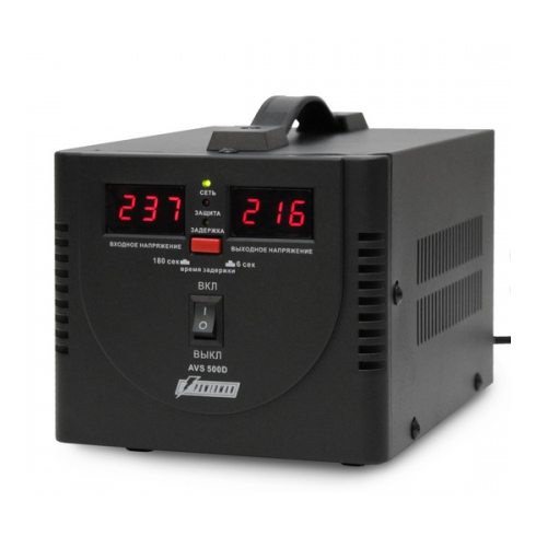 Стабилизатор напряжения Powerman AVS 500D Black