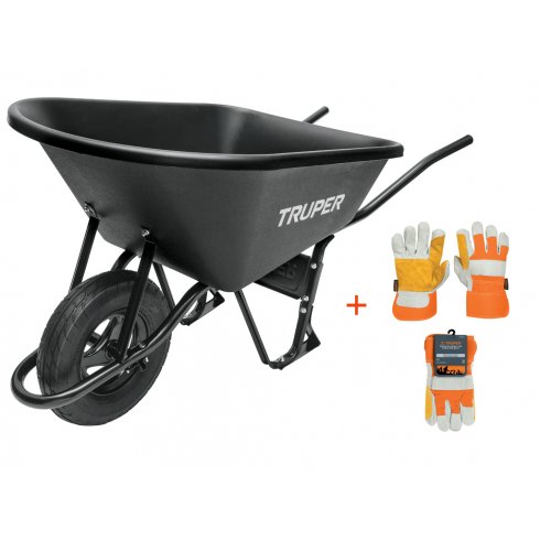 Тачка строительная Truper CAT-60PL