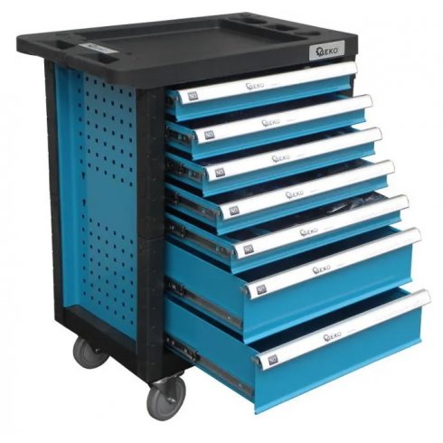 Тележка инструментальная с инструментом Geko G10830 (272пр.)