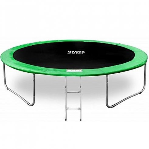 Батут Happy Jump 16ft PRO с внешней сеткой и лестницей