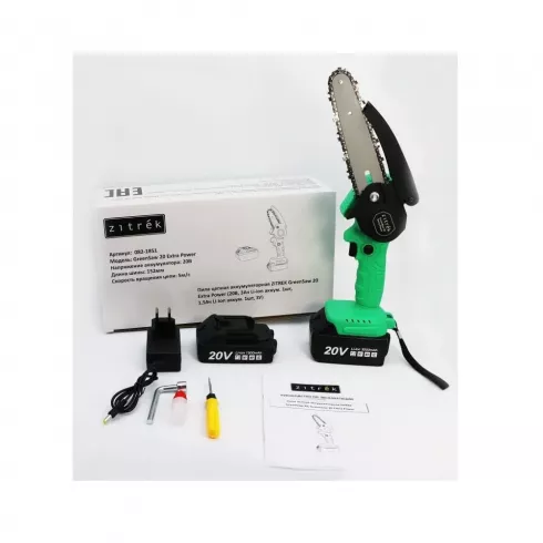 Пила цепная аккумуляторная Zitrek GreenSaw 20 Extra power