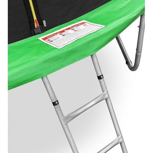 Батут Happy Jump 15ft PRO с внешней сеткой и лестницей