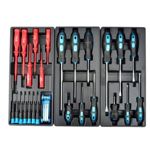 Тележка инструментальная с инструментом Geko G10831 (245пр.)