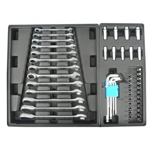 Тележка инструментальная с инструментом Geko G10831 (245пр.)