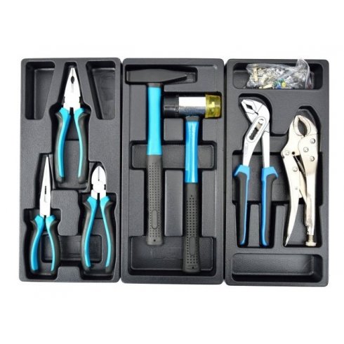 Тележка инструментальная с инструментом Geko G10831 (245пр.)