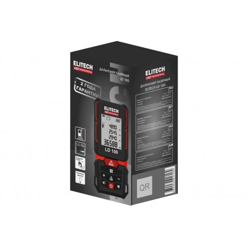 Дальномер лазерный Elitech LD100 (204771)
