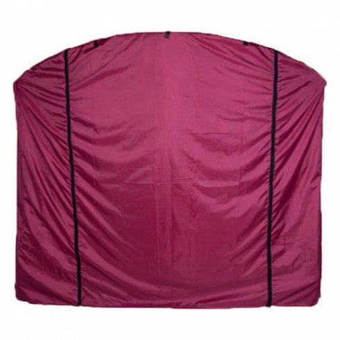 Летний чехол-укрытие для садовых качелей МебельСад (бордовый)