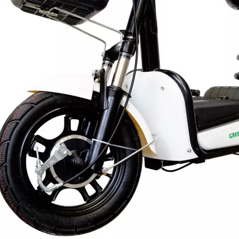 Электроскутер Green Camel Тайфун 400 (белый)