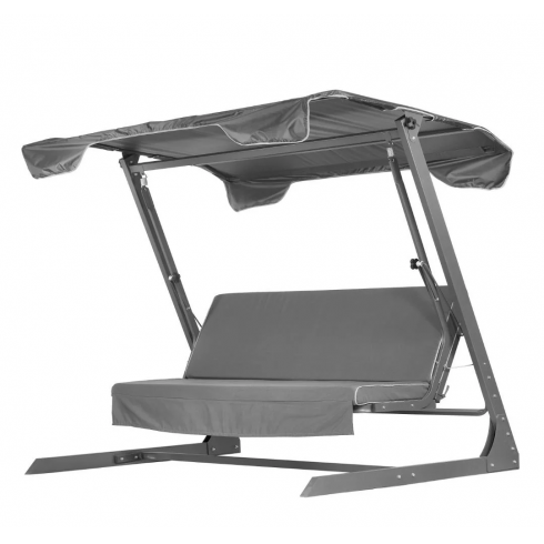 Качели садовые ПИК Афина 002 (серый, графитовый каркас)