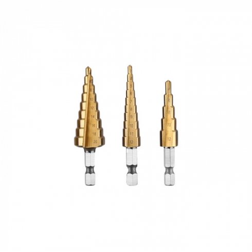 Набор сверл ступенчатых Deko DH20 3-12 (065-0688)