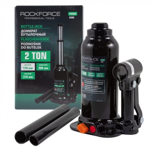 Домкрат бутылочный RockForce RF-TF0202(BR)(Euro)
