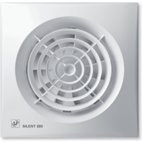 Вентилятор Soler&Palau SILENT-200 CHZ (датчик влажности+ таймер выключения)
