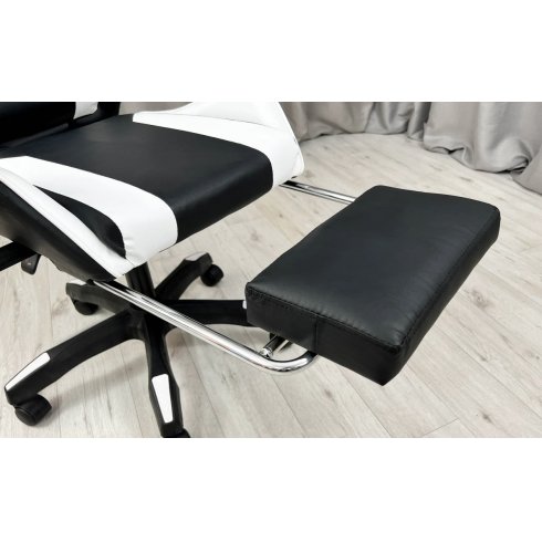 Вибромассажное кресло Calviano 1585 (черно-белое)