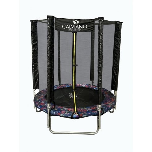 Батут с защитной сеткой Calviano 6ft Smile 183 см