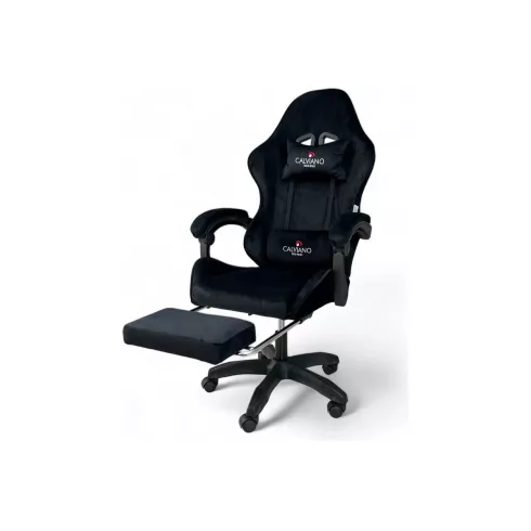 Массажное кресло Calviano 1583 (черный велюр)