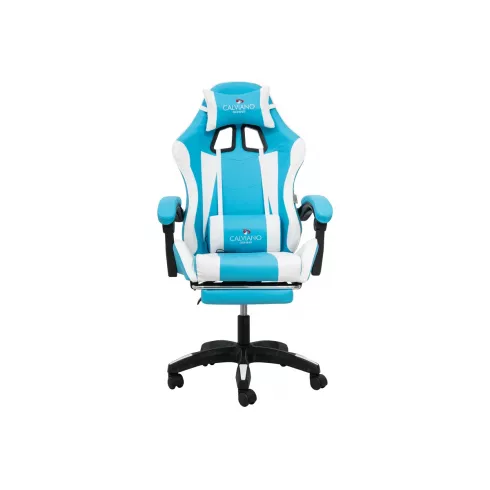 Массажное кресло Calviano 1583 (голубое)